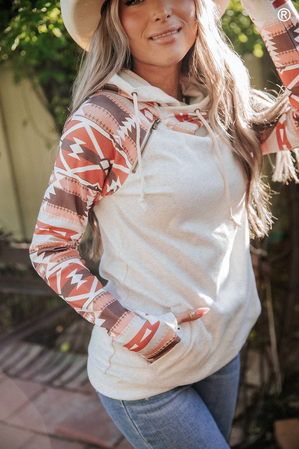 DoubleHood™ Sweatshirt - Live a Little