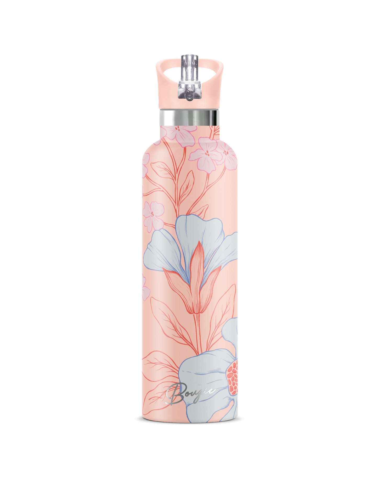 GEORGIANA Peach Insulated Water Bottle