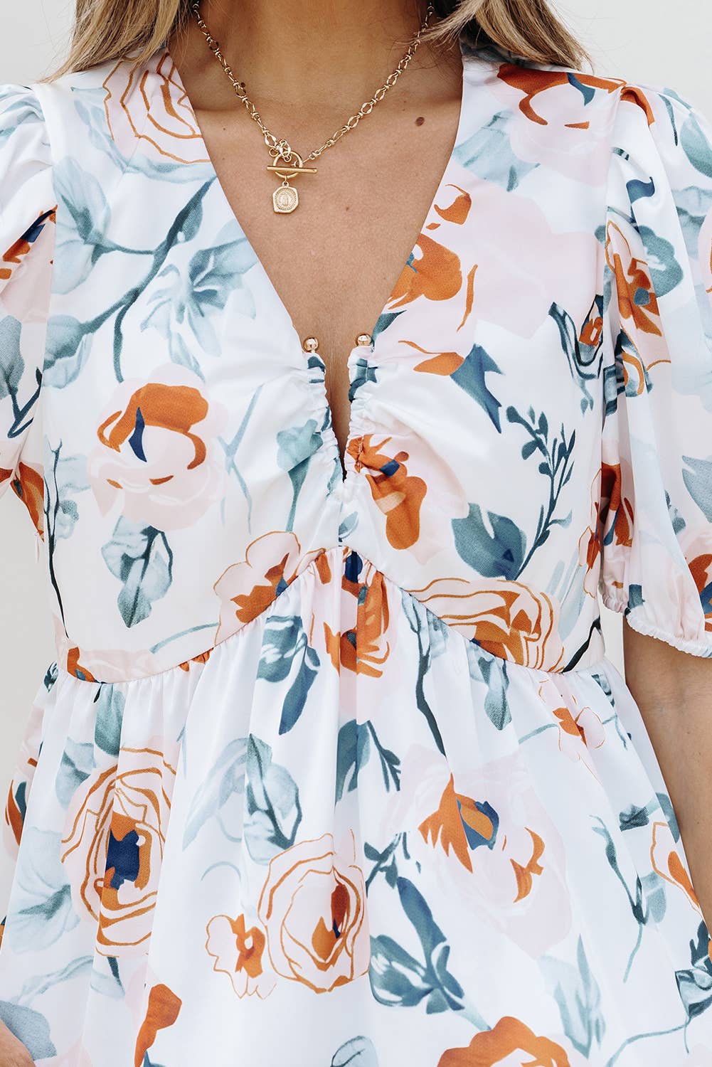 Floral Babydoll Blouse