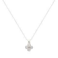 Flower Silver Necklace