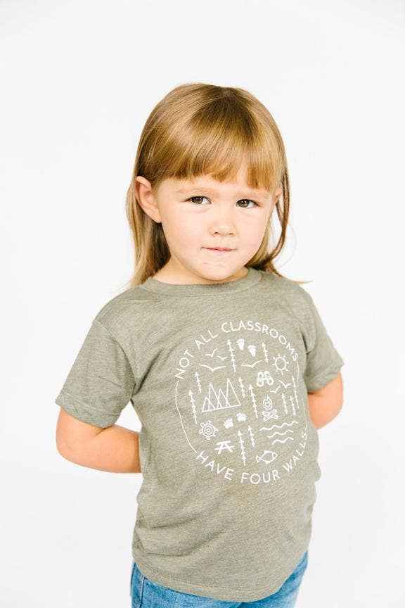 Not All Classrooms Have Four Walls T shirt Kids Graphic Tee