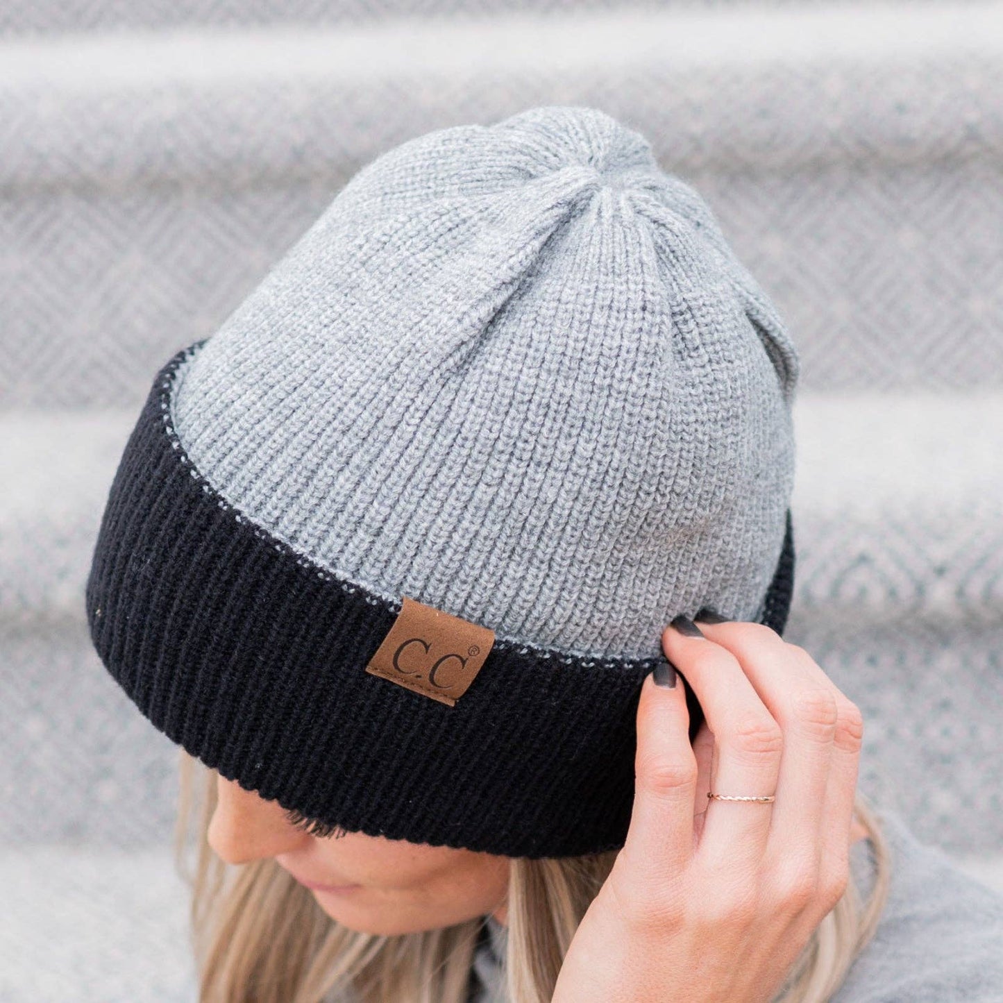 CC Reversible Streetwear Double Layer Beanie-Unisex