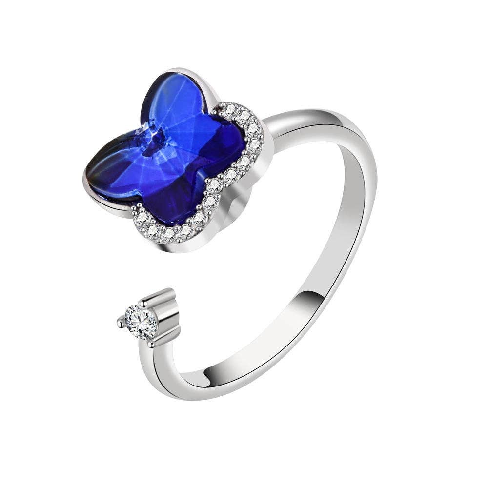 Butterfly Fidget Spinner Ring