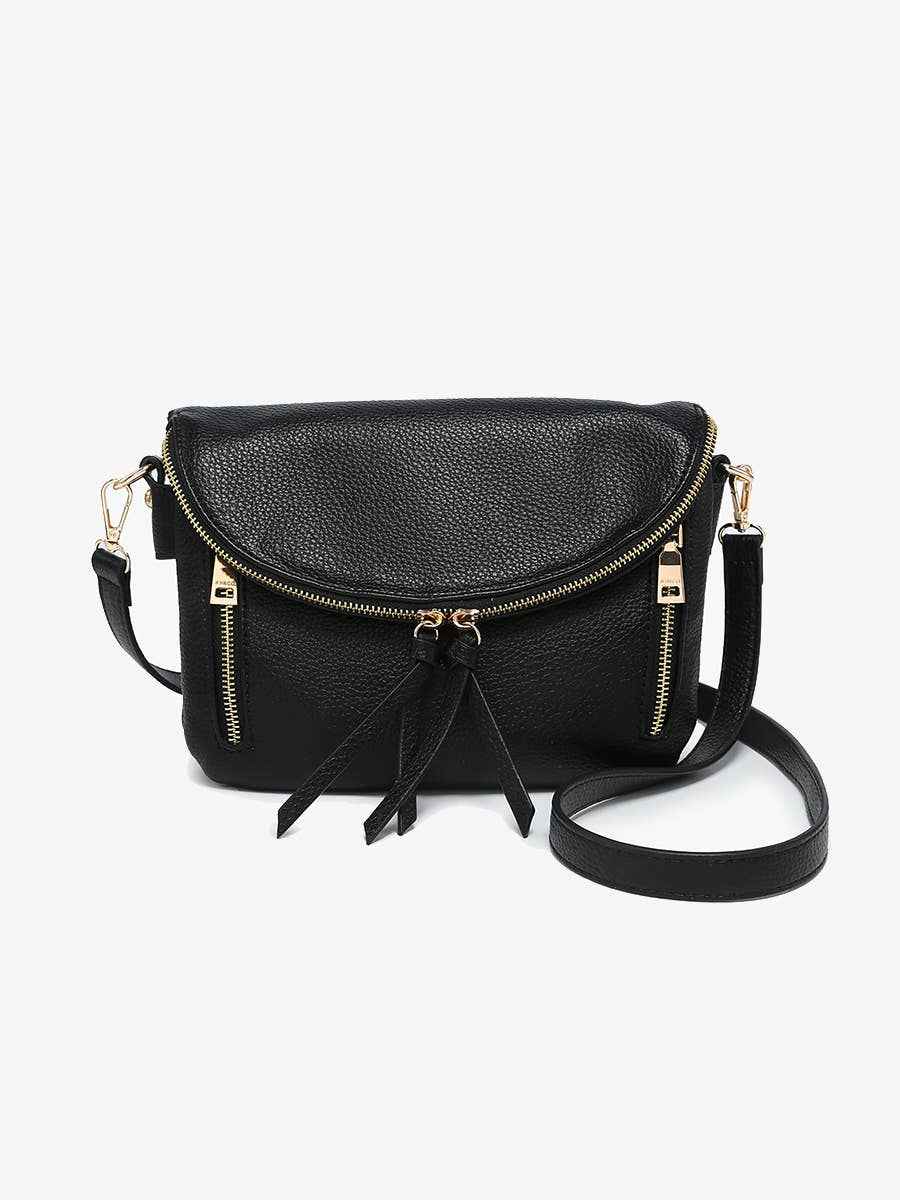 Aubree Flapover Multi-compartment Crossbody Bag