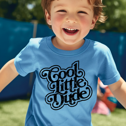 Graphic Tee for Boys - Cool Little Dude