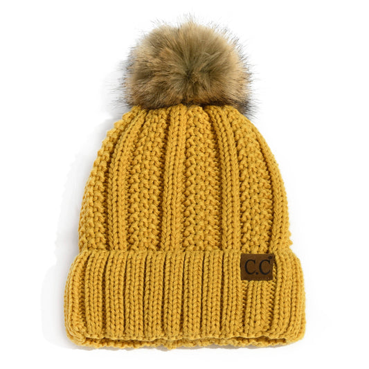 CC Beanie - Honey Mustard