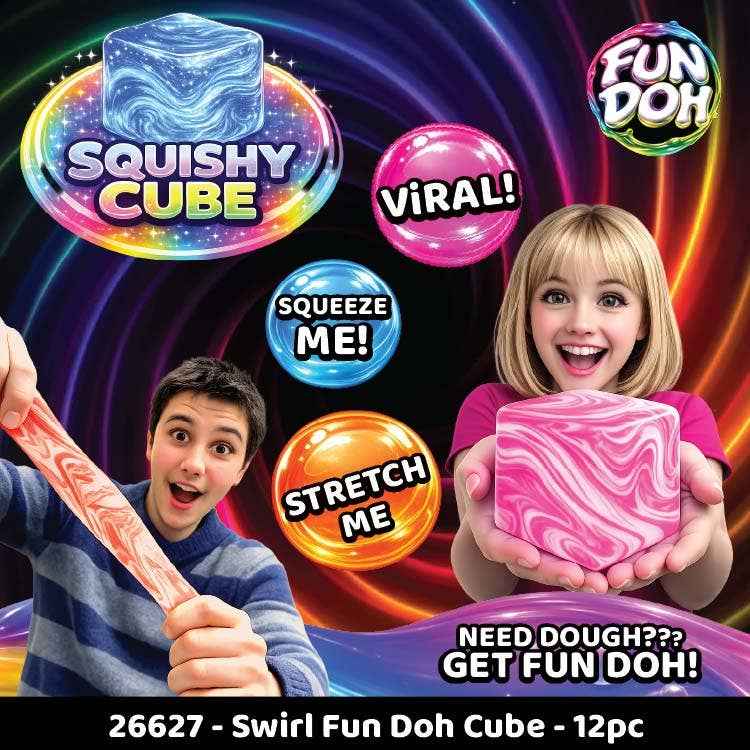 Swirl Squishy Cubes