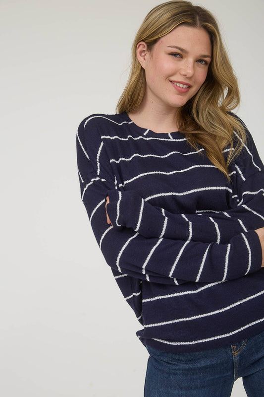 Stripe Long Sleeve Top