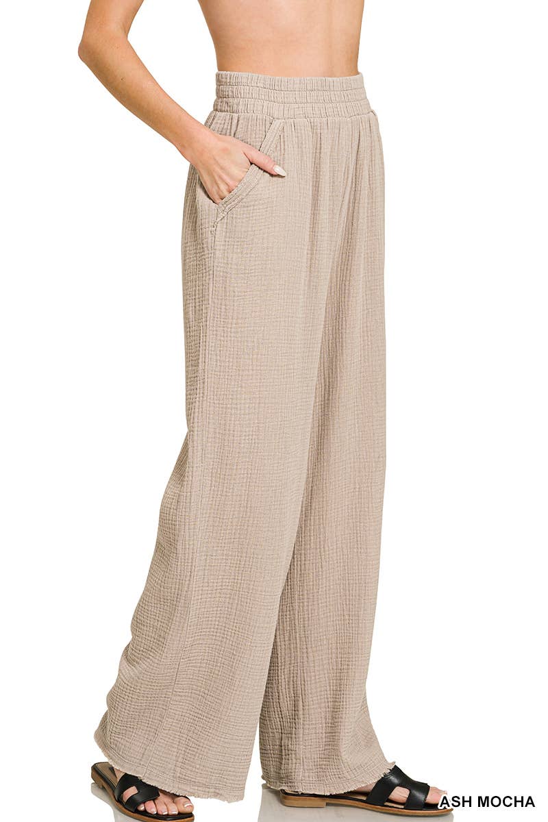 Double Gauze Lounge Pants w/ Pockets