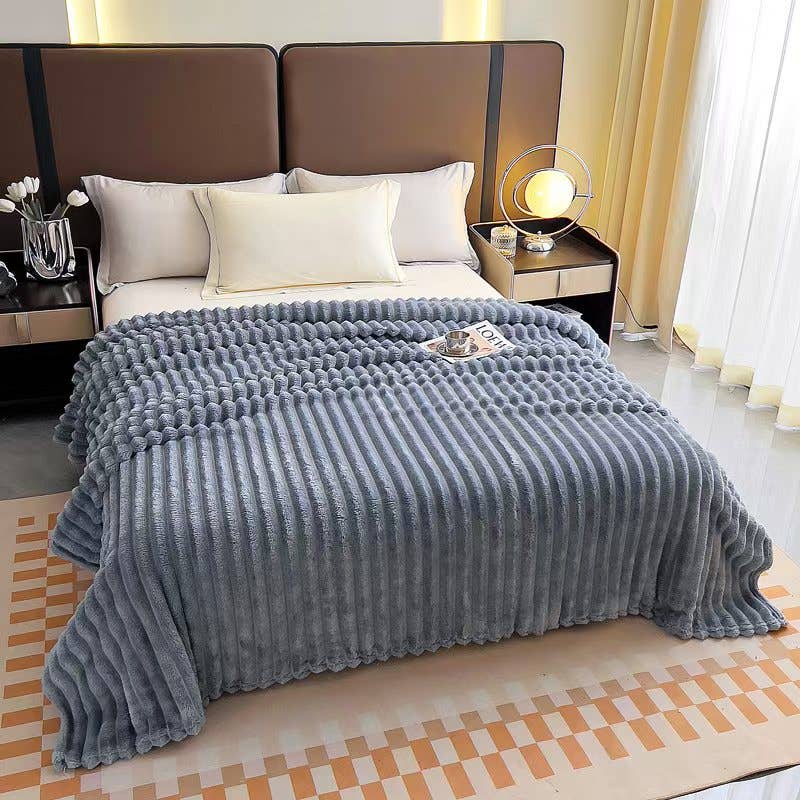 Ultra Plush Ribbed Blanket