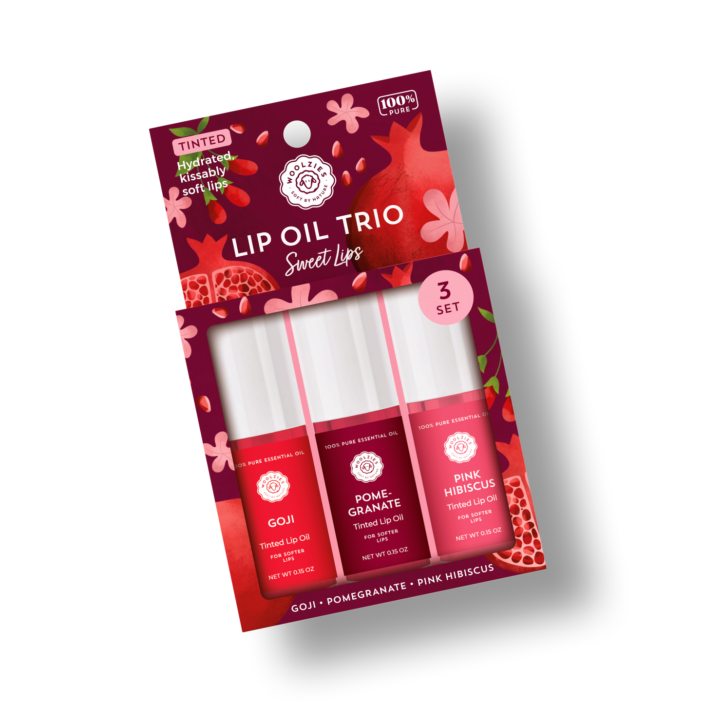 Sweet Lips Tinted Lip OIL Trio