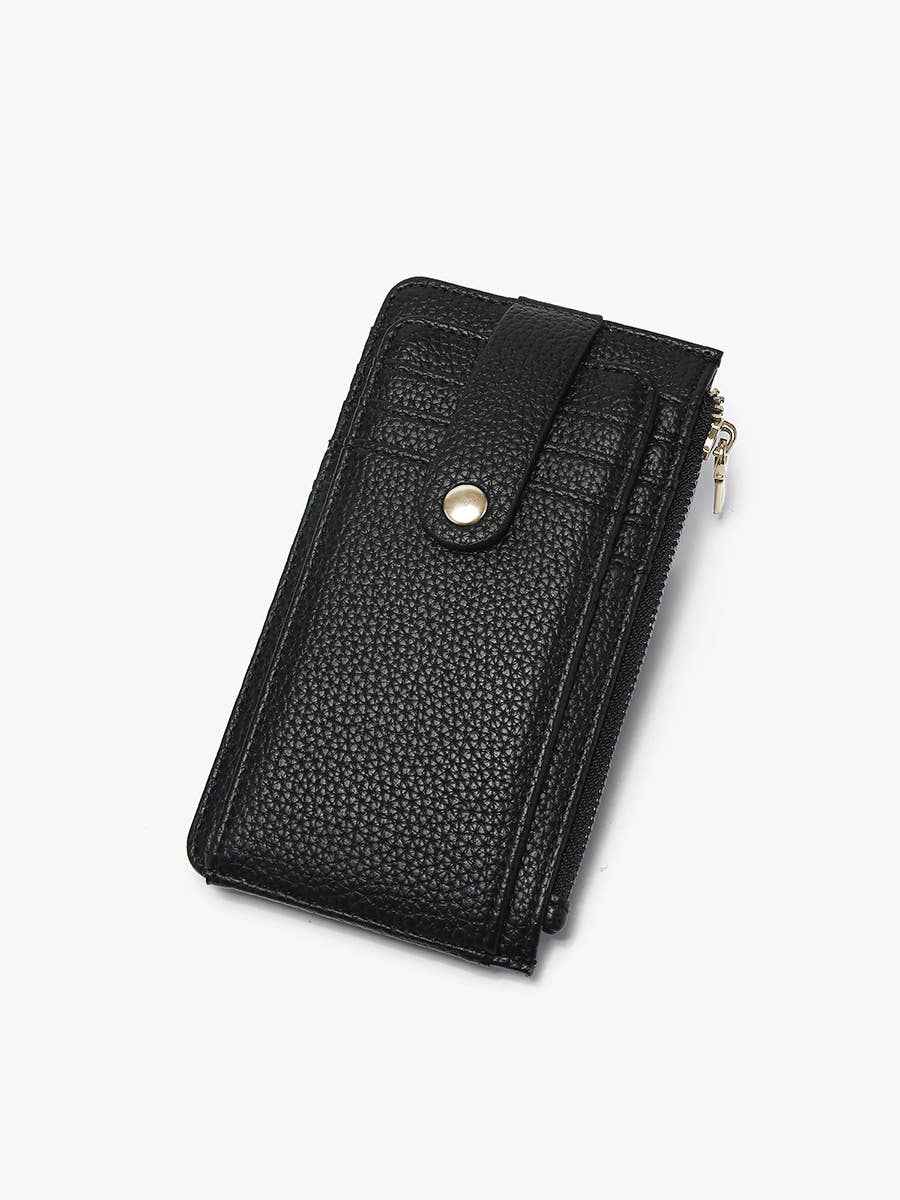 Jen & Co. - Mae RFID Multi-Card Wallet w/ Strap Snap Closure | WL2541RF