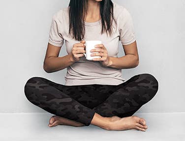 Printed Fleece Lined Leggings