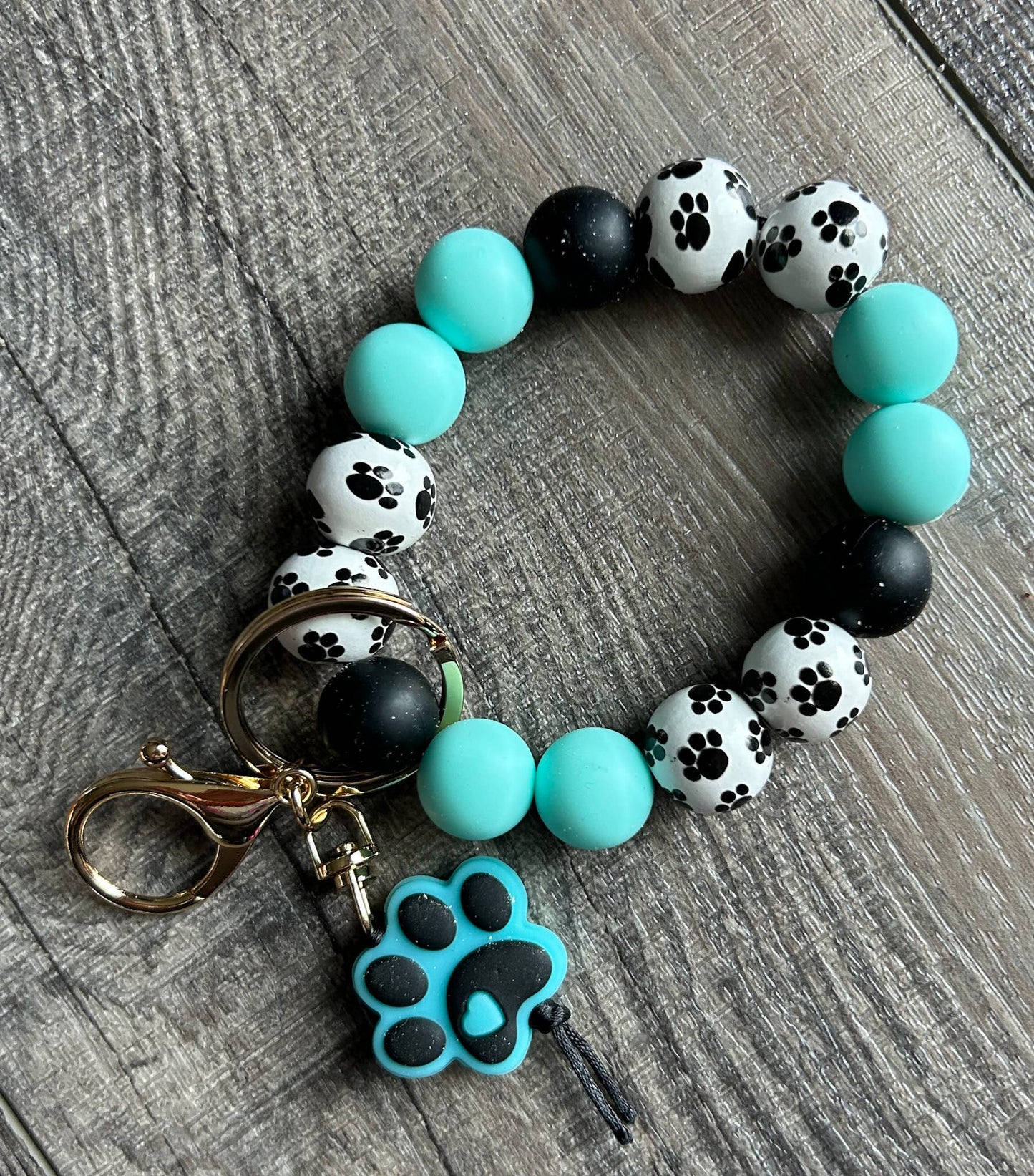 Paw Print Wristlet