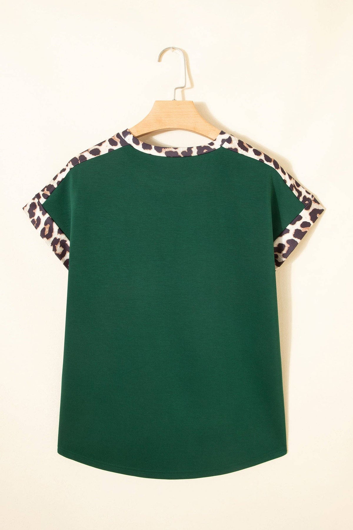 Sea Green Leopard T Shirt