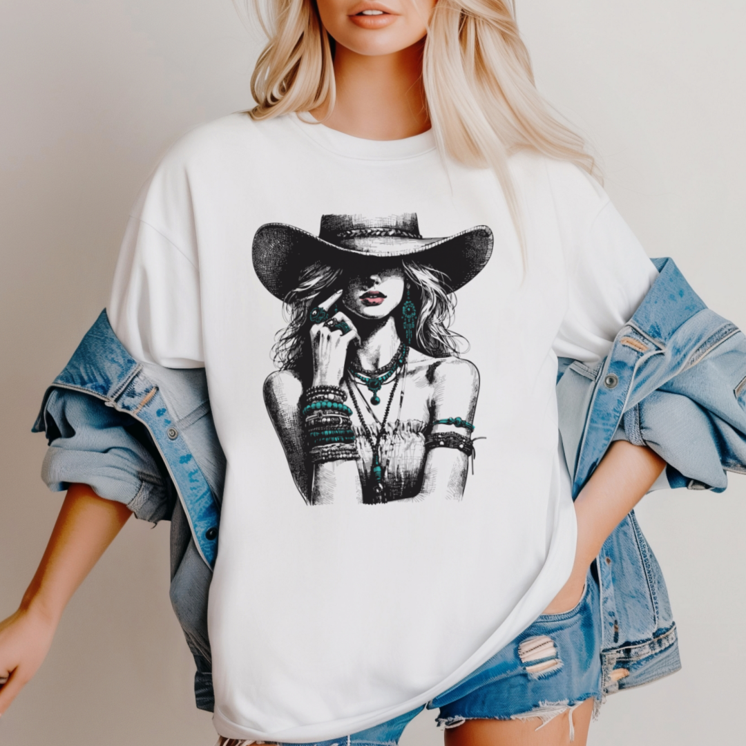Boho Cowgirl Graphic Tee