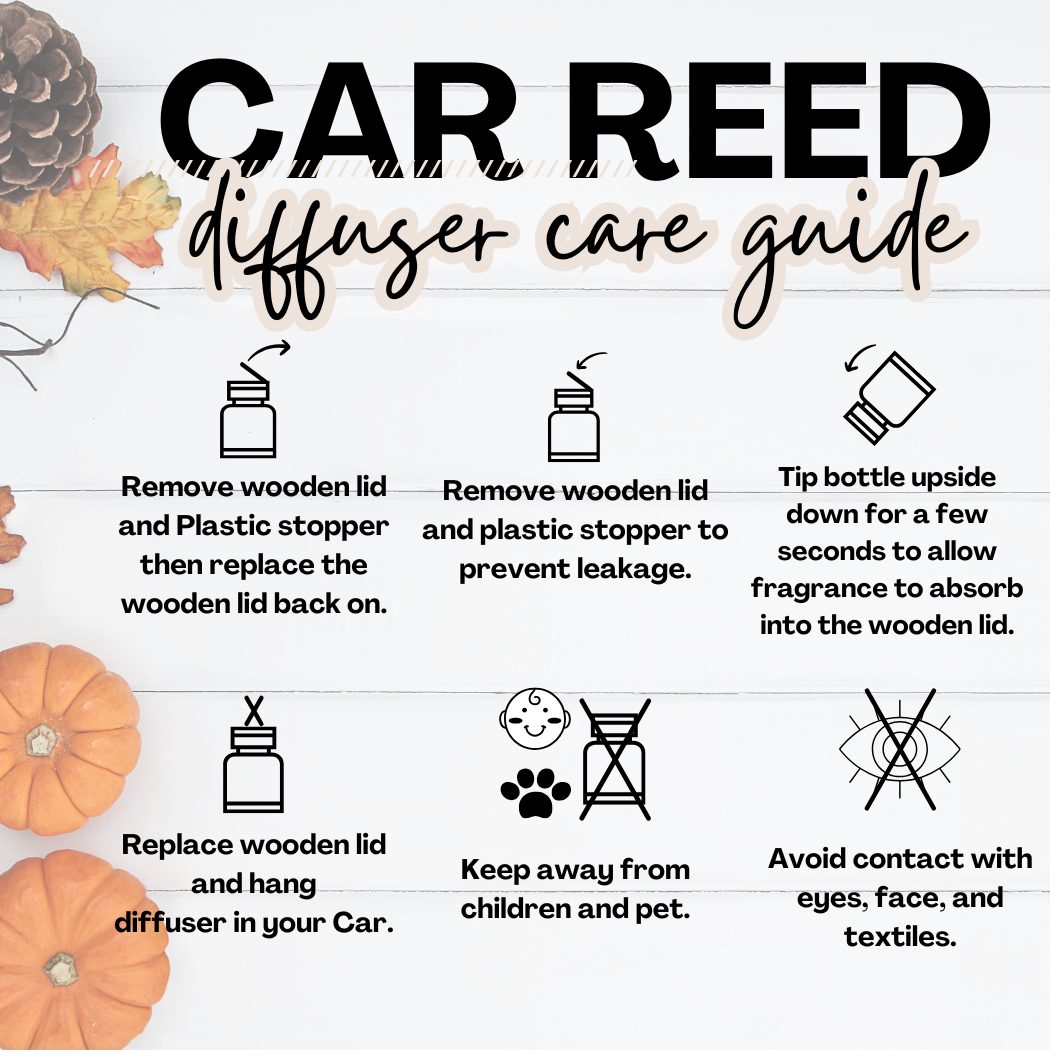 Hello Fall Hanging Car Diffuser