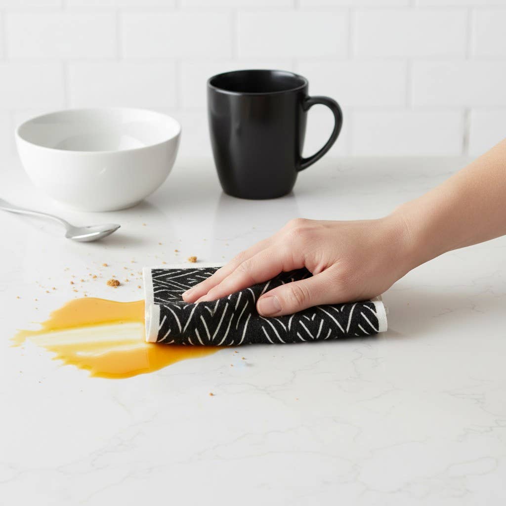 Swedish Dishcloths - 6 Pack - Black Tie