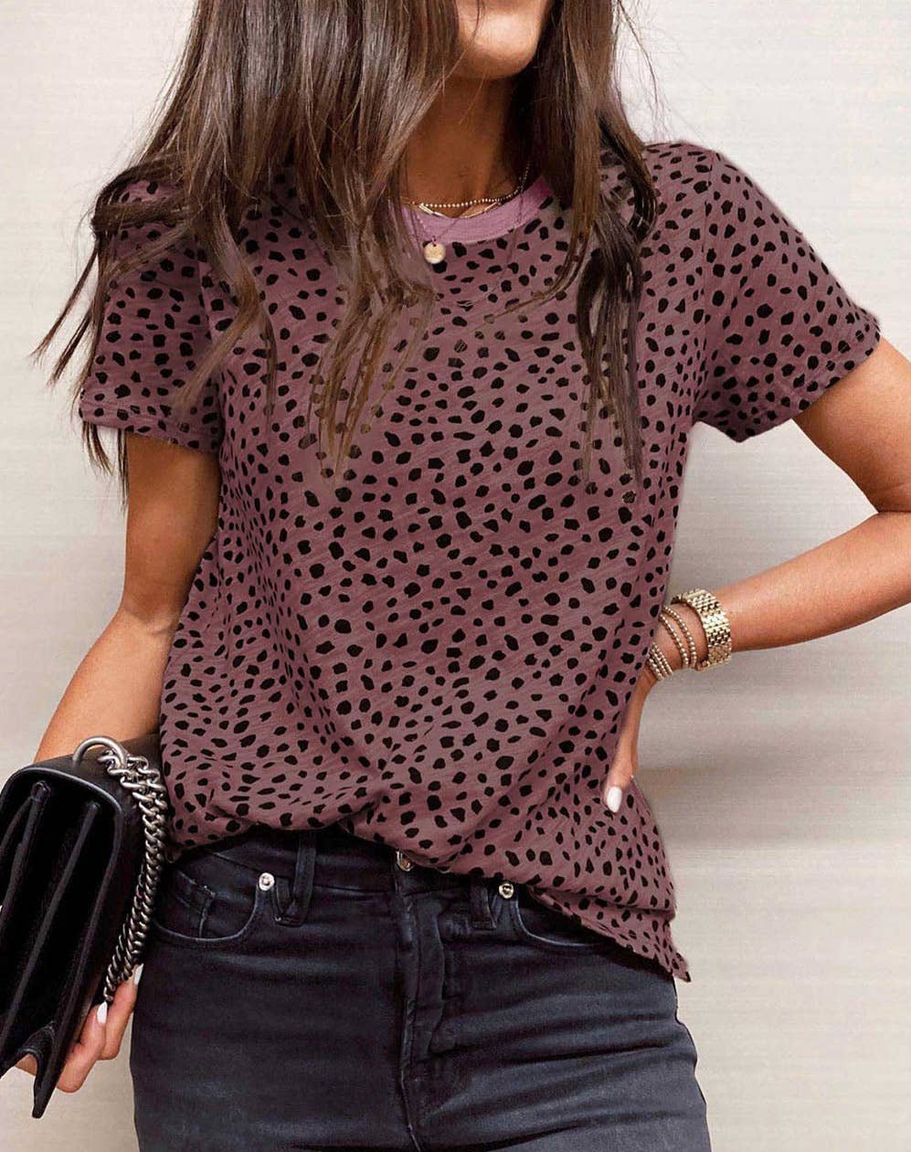 Leopard Print Tee