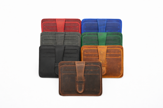 Helios Handcrafted Genuine Leather Cardholder