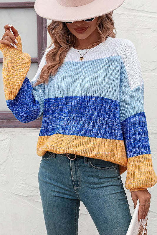 Ribbed Crewneck Sweater