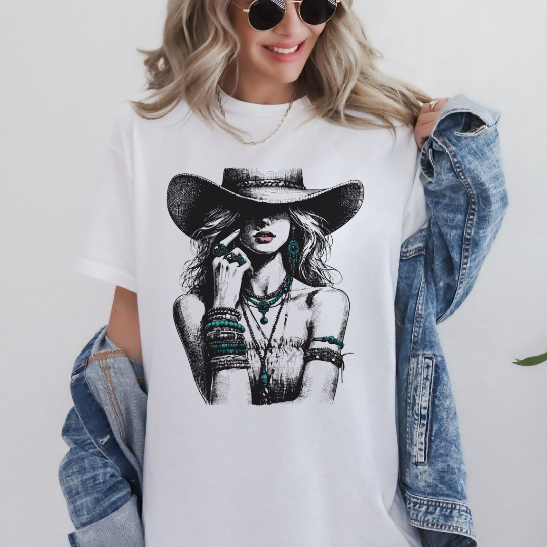 Boho Cowgirl Graphic Tee