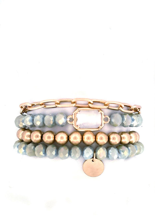 Multi Strand Beaded Bracelet