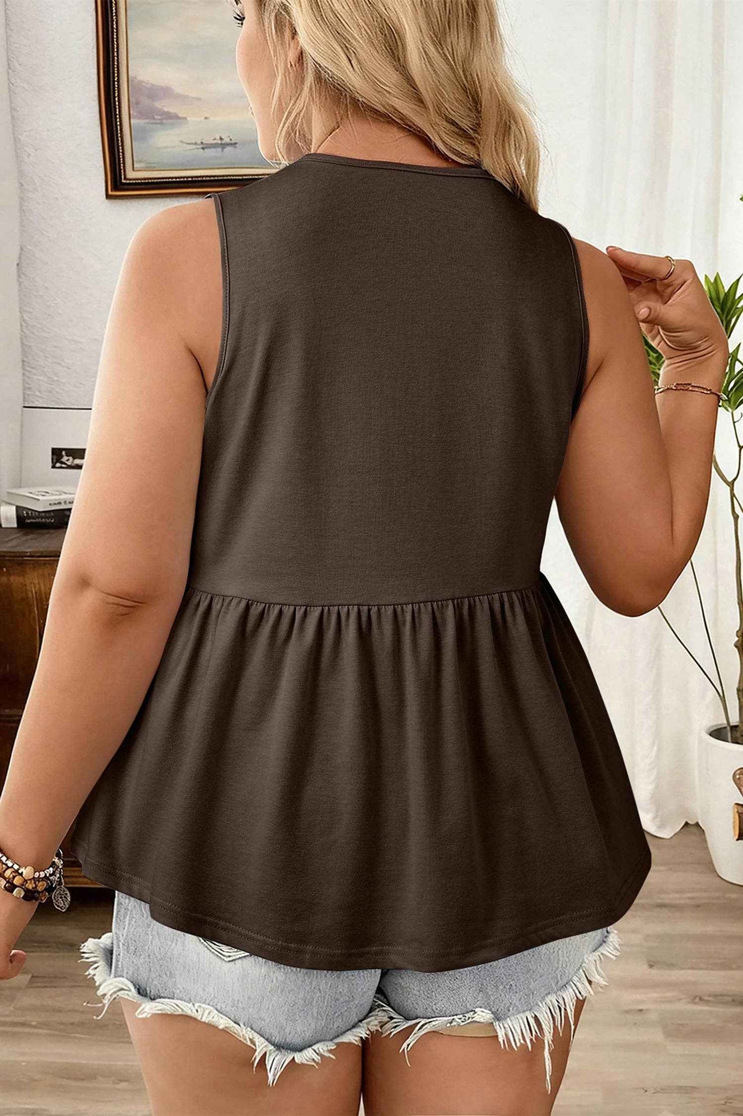 Bow Tie Peplum Top