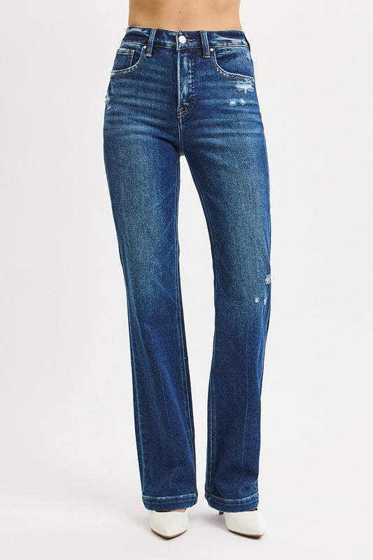 High Rise Straight Jeans - Risen