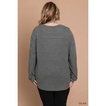 Curvy Long Sleeve Tshirt