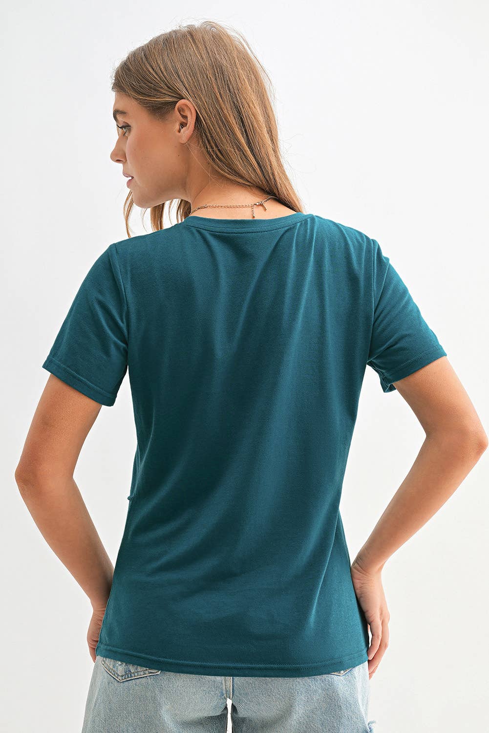 Casual Stripe Short Sleeve