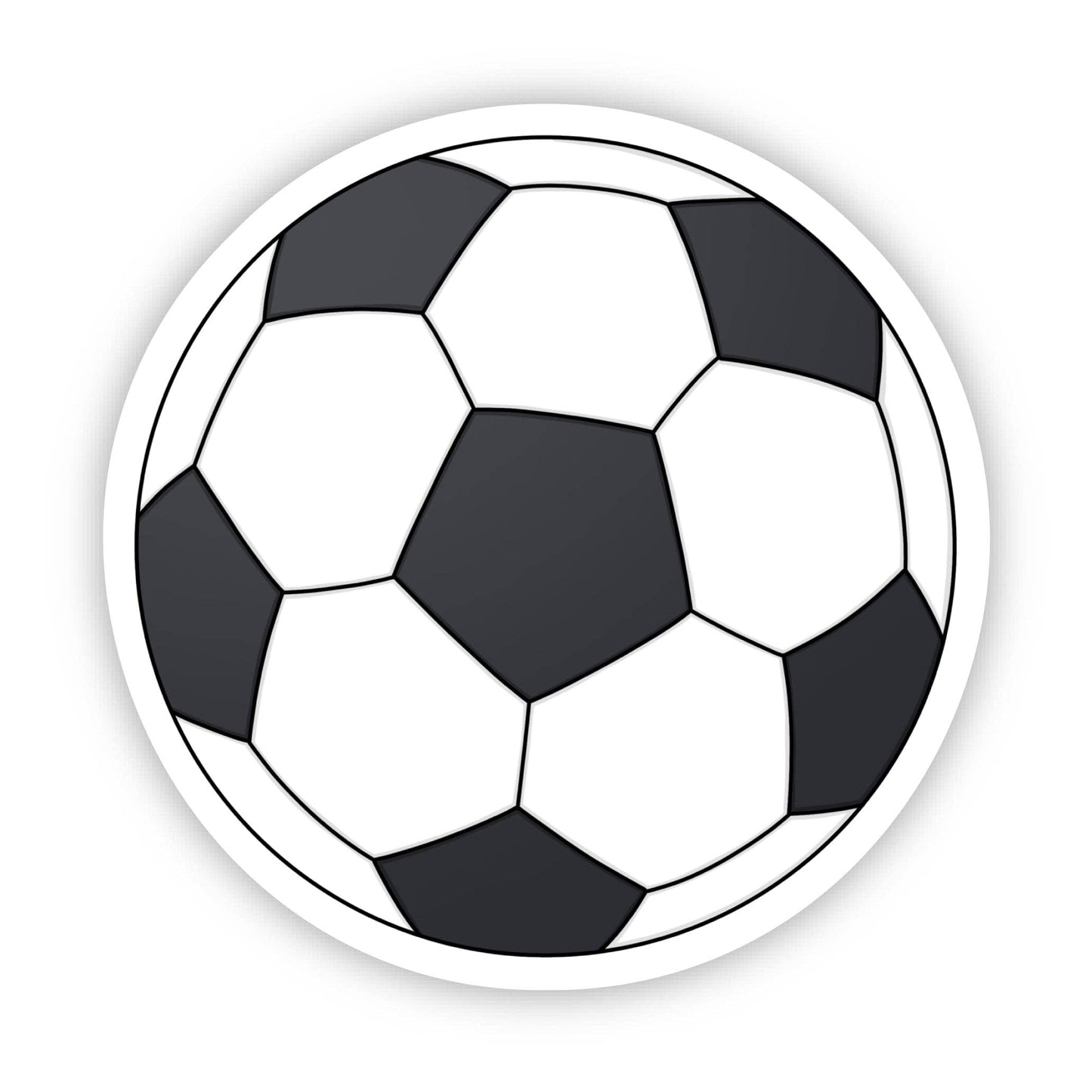 Soccer Ball Sticker - Threads Boutique