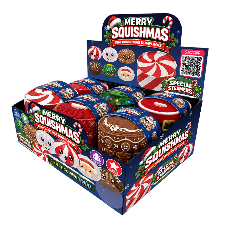 Mini Squishy Christmas Dumplings Toy