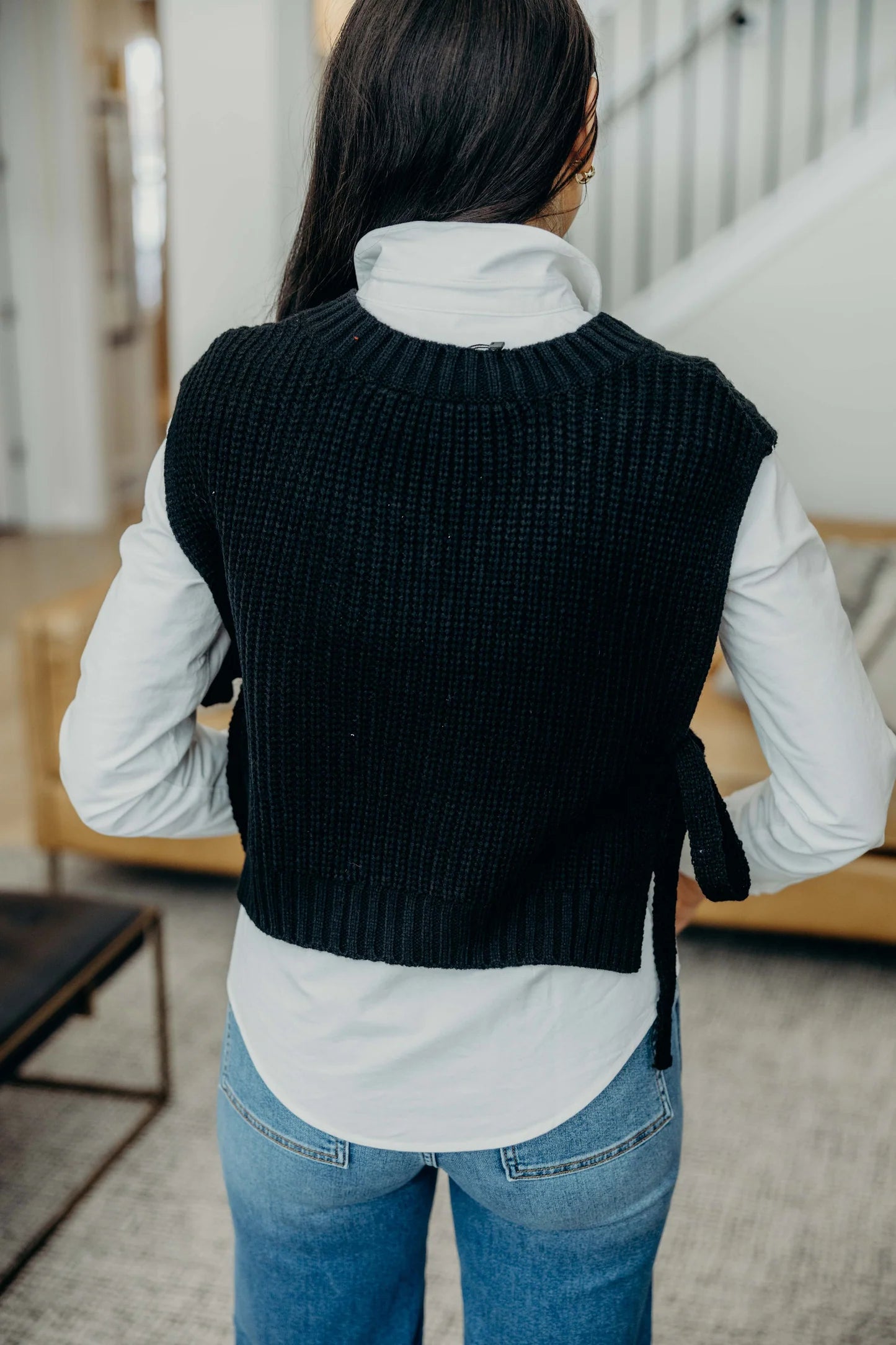Cable Knit Sweater Vest