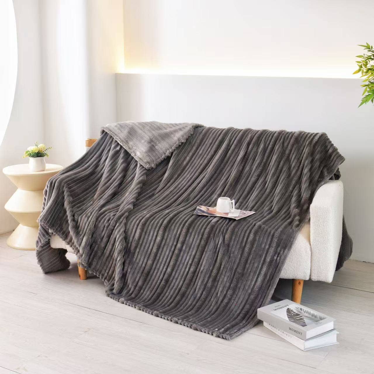 Ultra Soft Ribbed Blanket