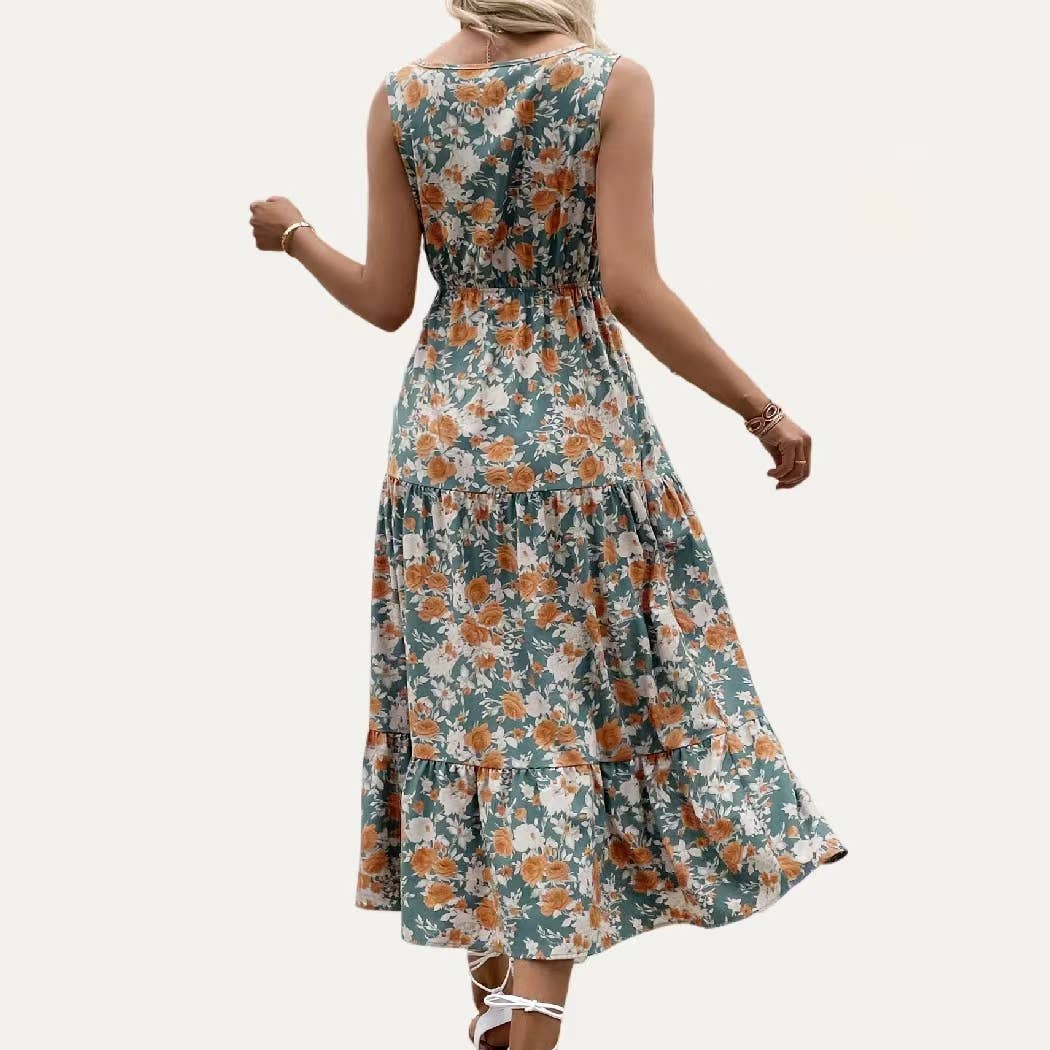 Walk In The Garden Maxi Dress