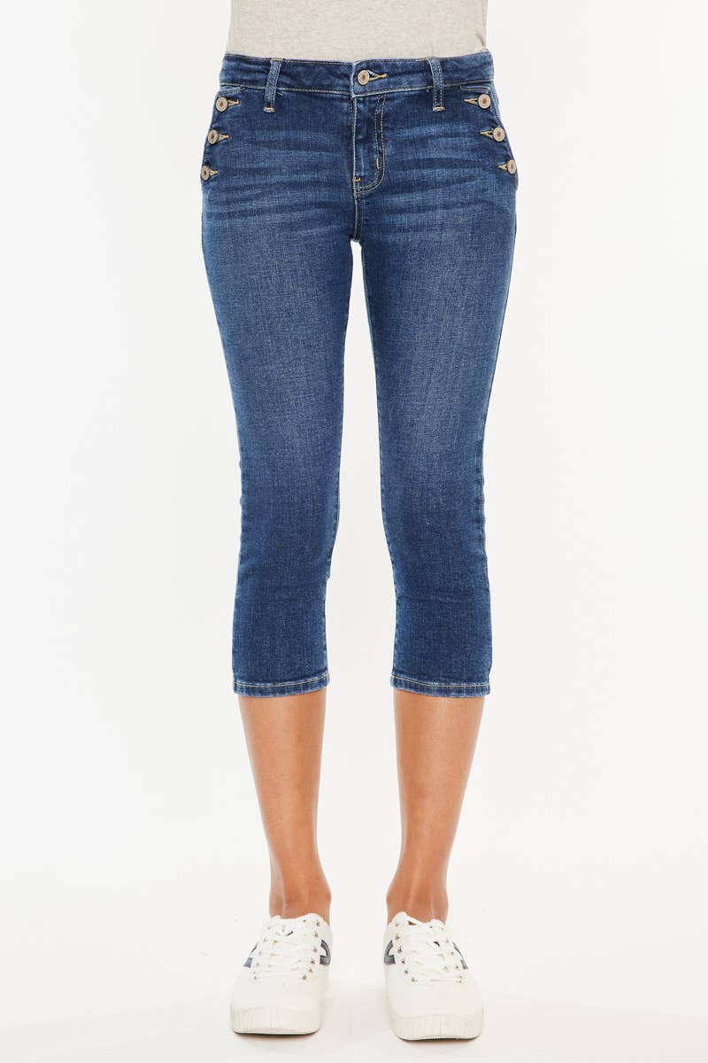 Gretchen Front Pocket Capri