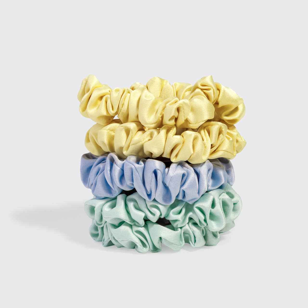 Ruched Satin Scrunchies