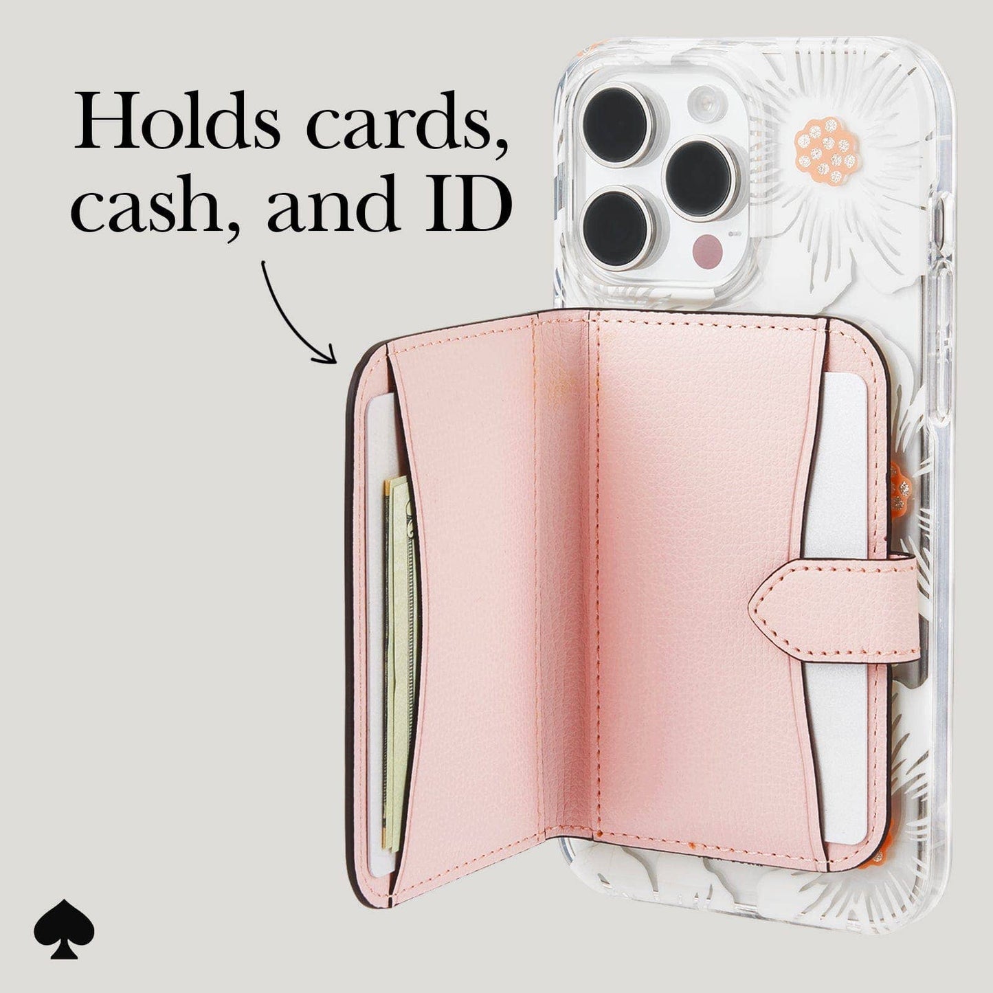 Kate Spade Morgan Wallet MagSafe Chalk Pink