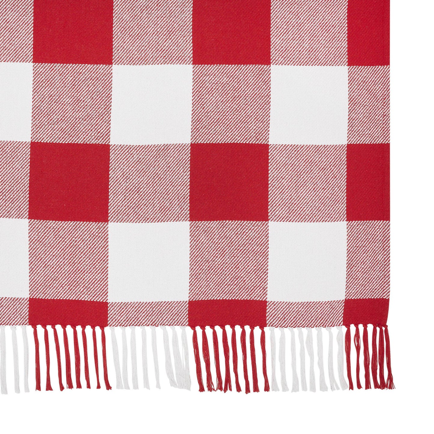 Annie Red Buffalo Check Woven Throw Blanket 50x60