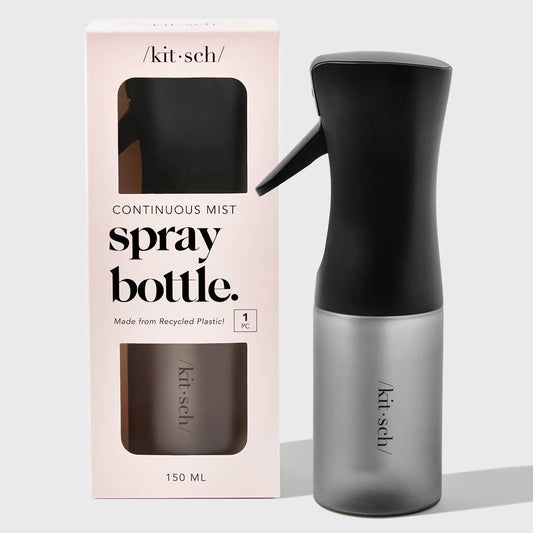 KITSCH - Recycled Plastic Continuous Spray Bottle - Black - Threads Boutique