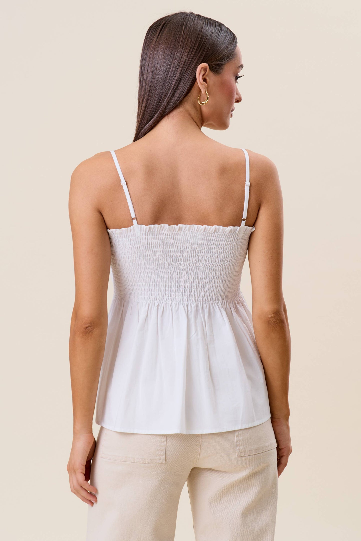 Pintuck Cami Top