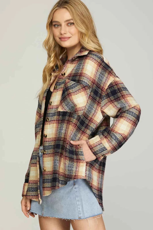 Emery Plaid Shacket