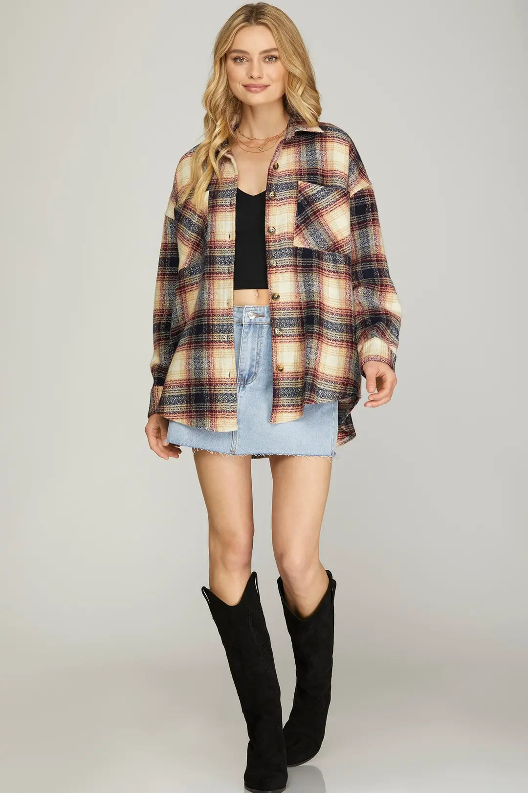 Emery Plaid Shacket