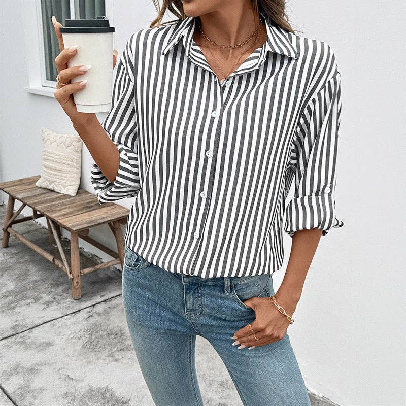 Striped Button Down