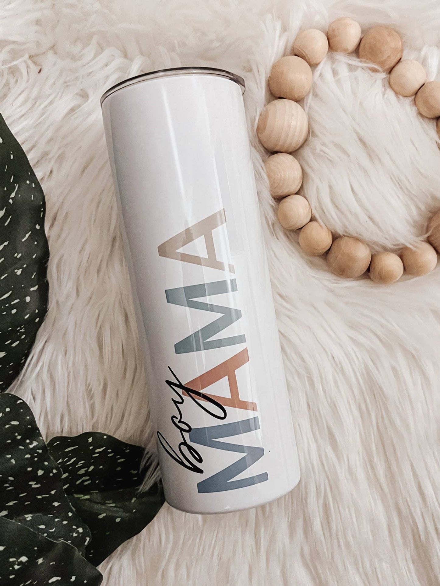 Boy Mama 20 oz Skinny Tumbler