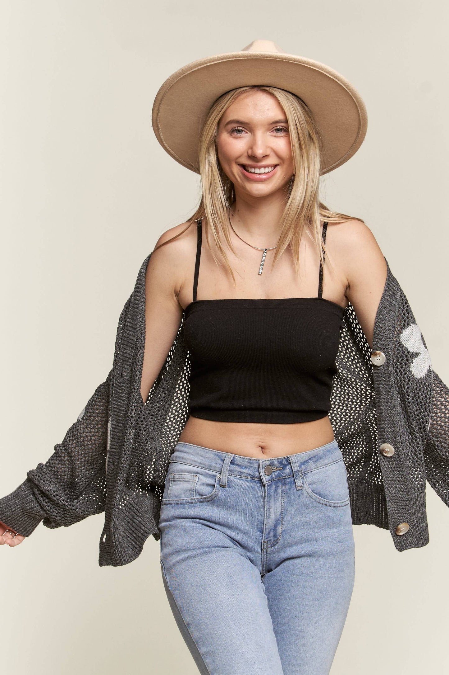 Lightweight Floral Cardigan