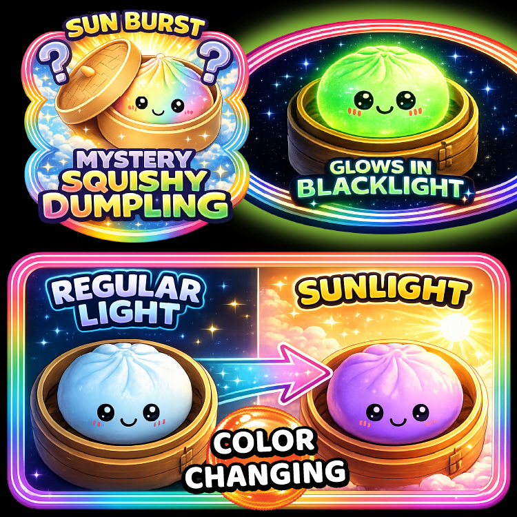 Color-Changing Dumpling Squishy Toy