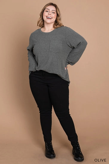 Curvy Long Sleeve Tshirt