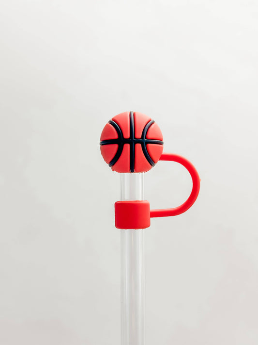 Straw Cover 10MM "Basketball" - Threads Boutique